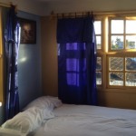 Mein Bett in unserer Casa, wo ich liegend den Sonnenaufgang miterlebe.